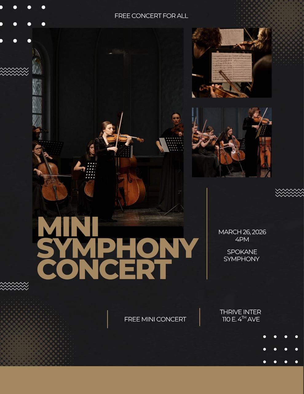 Бесплатный мини-концерт flyer
